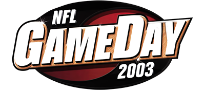 NFL Gameday 2003 title screen for Playstation 2